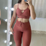 Conjunto Terra – Marrom em Jacquard Poliamida