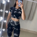 Conjunto Legging Tie Dye com Manga