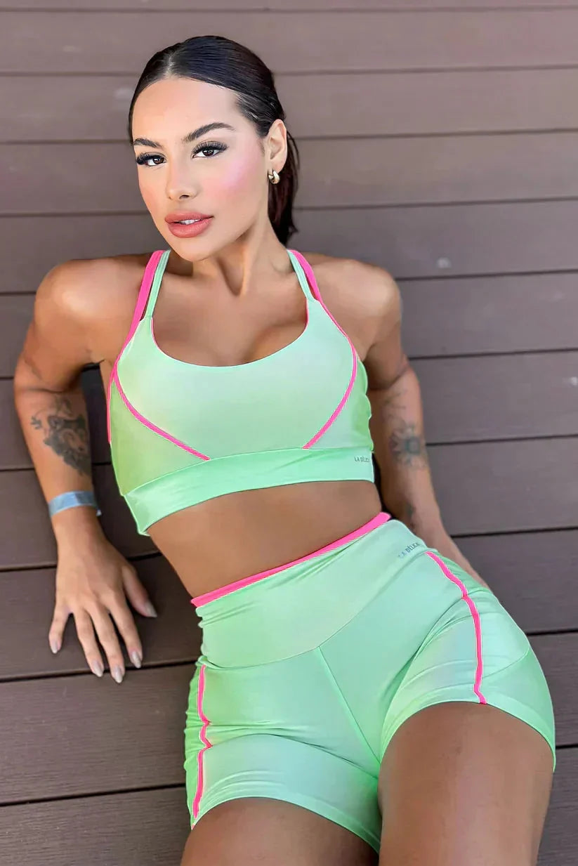 Conjunto Short Fitness Leblon - Imagem 3